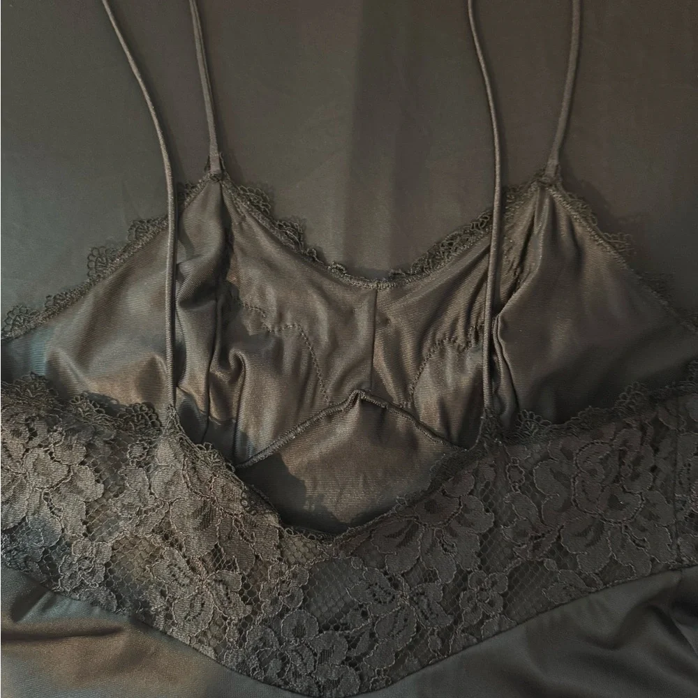 Vintage Shadowline Lace Slip Dress - Picture 5 of 8